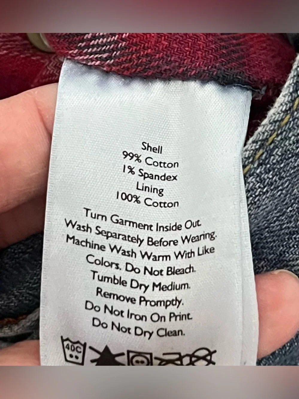 Eddie Bauer Flannel Lined Jeans Woman's Size 2